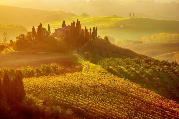 Lever du soleil en Italie