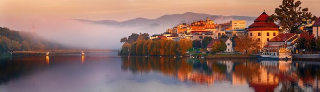 Lever du soleil à Maribor