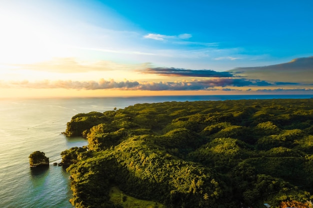 le lever du soleil le matin