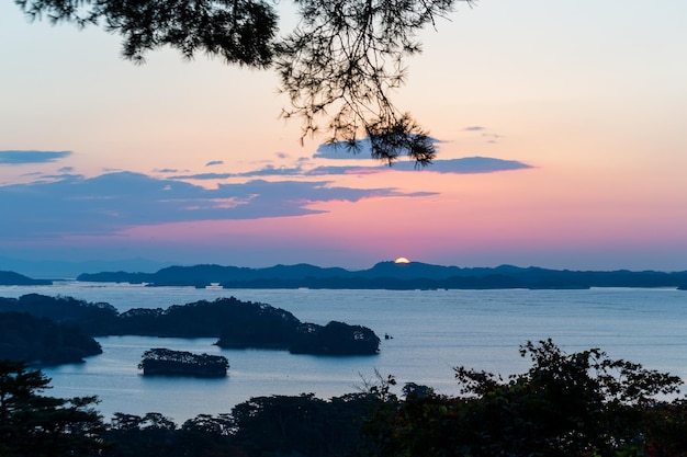 Lever du soleil à Matsushima