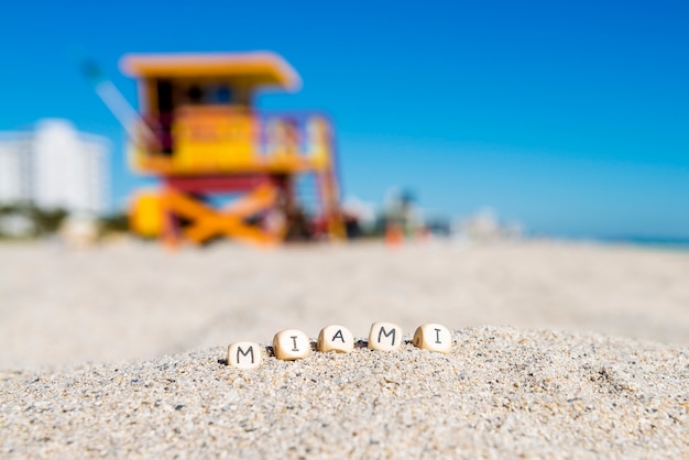 Lever du soleil sur la plage sud de Miami