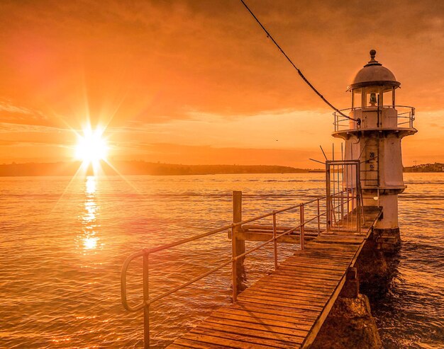 Photo le lever du soleil