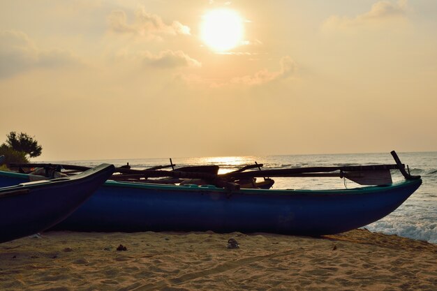 Photo le lever du soleil