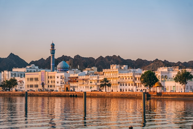 Lever de soleil à Mascate en Oman