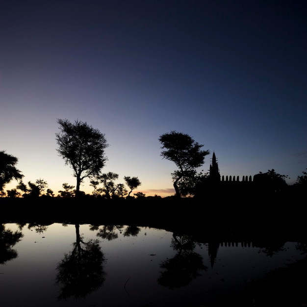 Lever de soleil en Pays Dogon