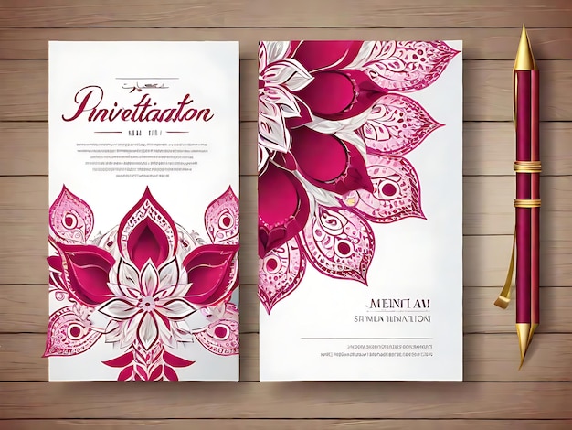 Élevez votre événement avec notre modèle de flyer d'invitation moderne Perfection de la conception abstraite