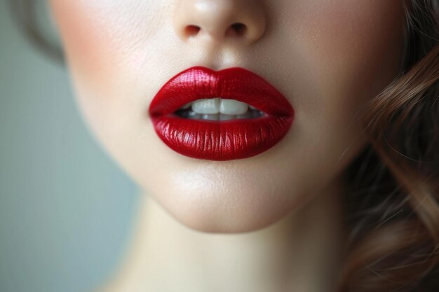 lèvres bouche féminine lèvres avec rouge à lèvres lèvres féminines rapprochées isolées