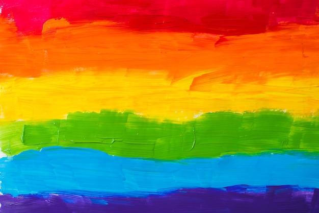 LGBT couleurs sur papier