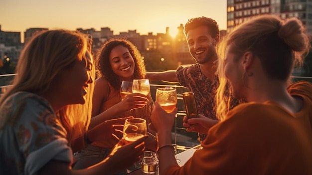 Libérez l'esprit de fête avec des photos vibrantes de célébrations alimentées par la bière