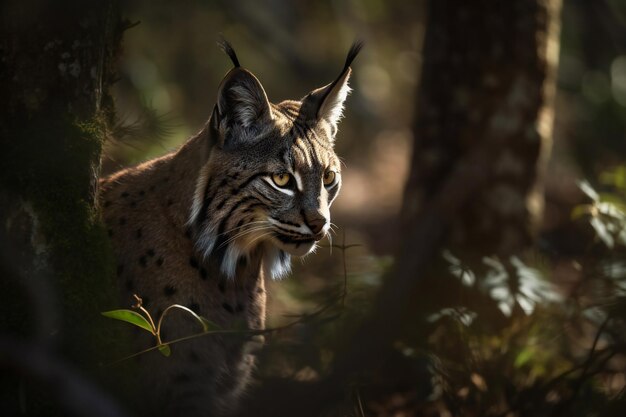 Libérez la nature Vivez le frisson de la chasse au lynx ibérique à l'ombre de la forêt