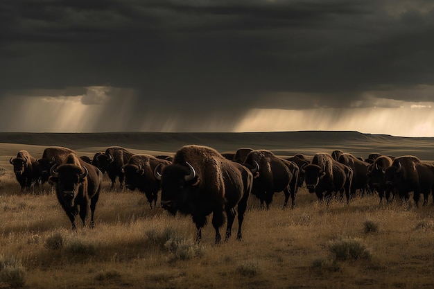 Libérez le pouvoir de la nature Assistez au Majestic Bison Stampede