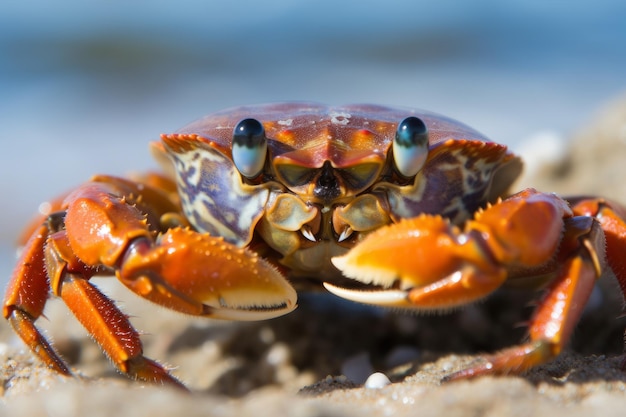 Libre d'un crabe de plage