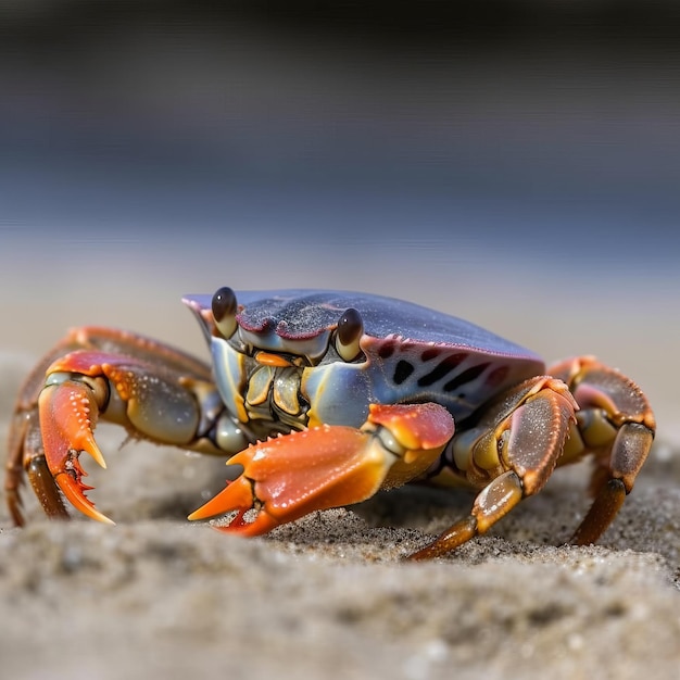 Libre d'un crabe de plage