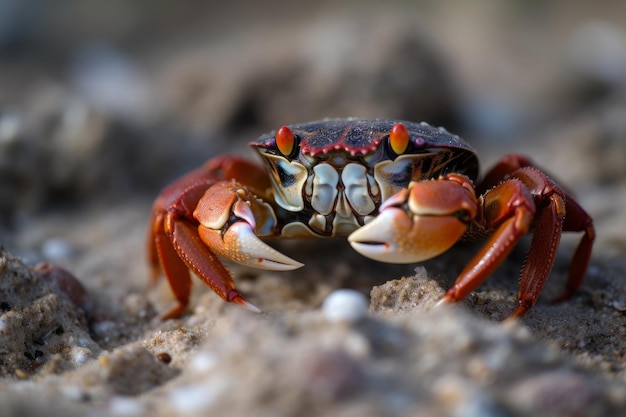 Libre d'un crabe de plage