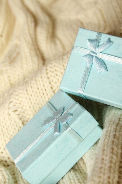 Libre de deux coffrets cadeaux turquoise Boîtes pour bijoux