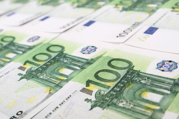 Libre d'euro cash tas d'argent