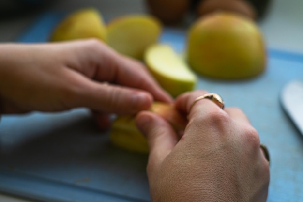 Libre de quelques salades de pommes