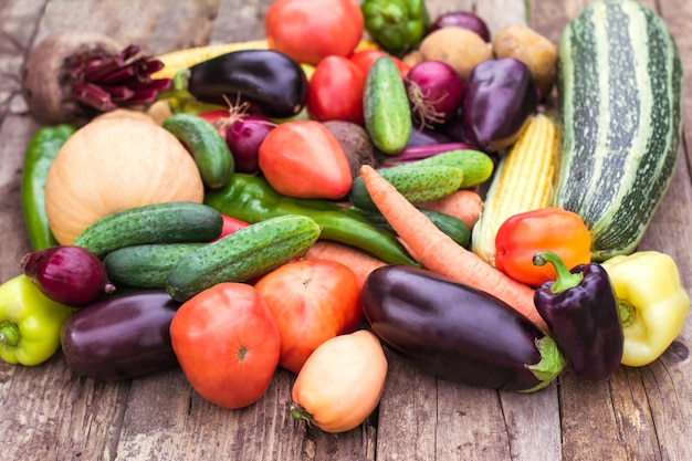 Libre d'une récolte fraîche de légumes la récolte d'un agriculteur un potager écoproduits végétarisme protéines alternatives nutrition végétale