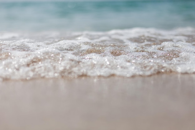 Libre de vague de la mer sur une plage