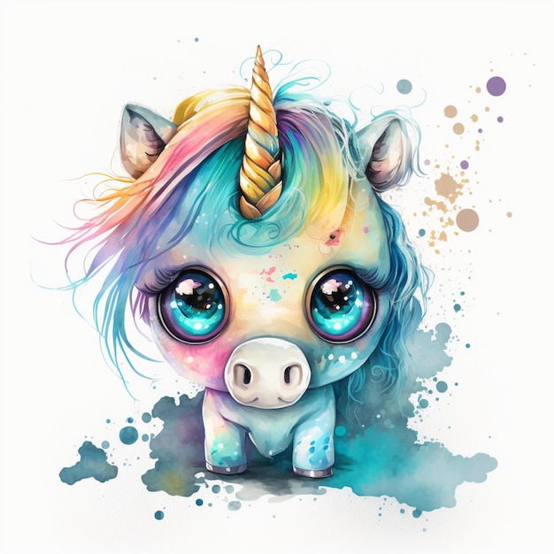 Licorne Mignonne Chibi 27