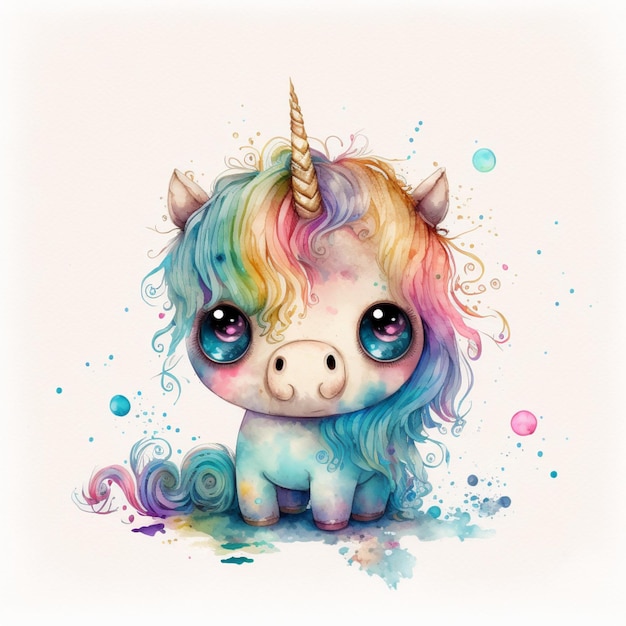 Licorne Mignonne Chibi 43