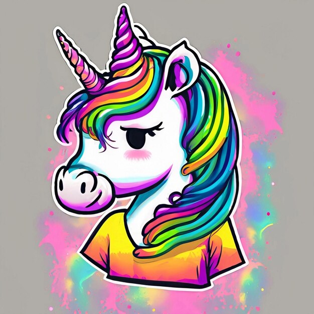 Photo licorne rose