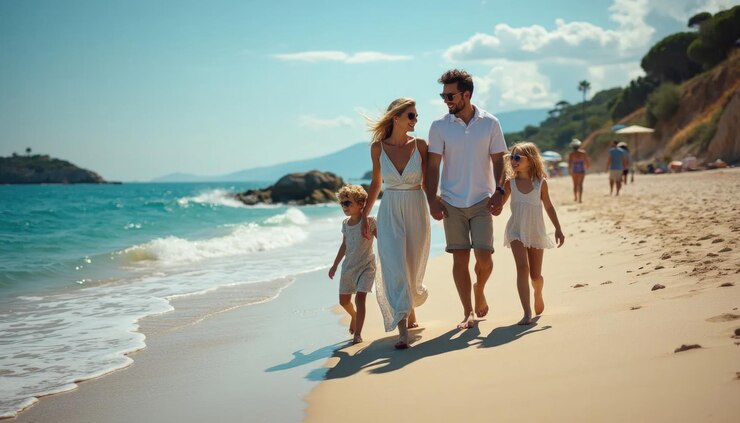 Des liens familiaux et de la détente lors de vacances sur la côte de la belle Italie