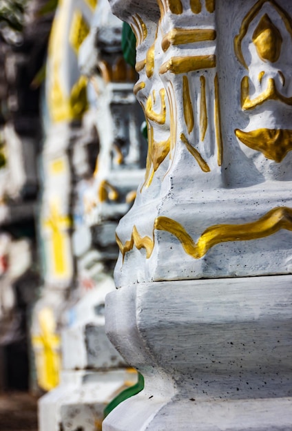 Lieu de cimetière thaïlandais Stockage d'osCulture thaïlandaise