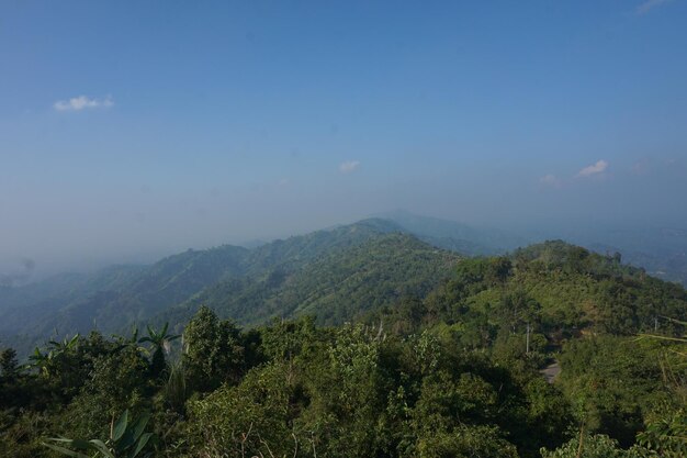 Le lieu touristique de Nilgiri Bandarban au Bangladesh