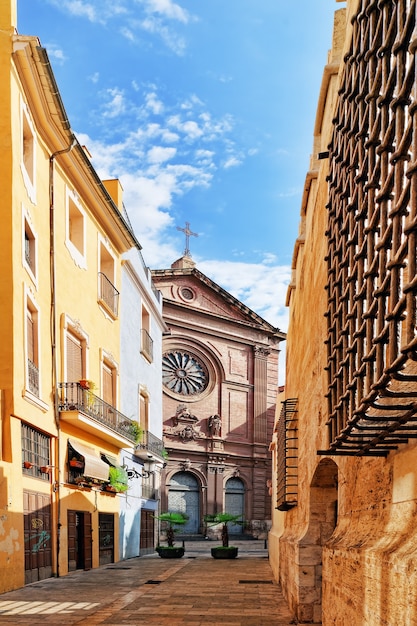 Lieux historiques du paysage urbain de Valence - ville en Espagne .