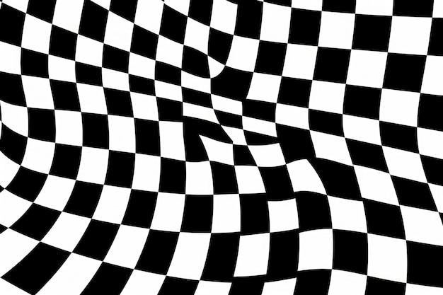 Ligne abstraite à motif blanc