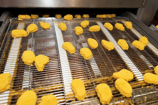 Ligne de production de nuggets de poulet