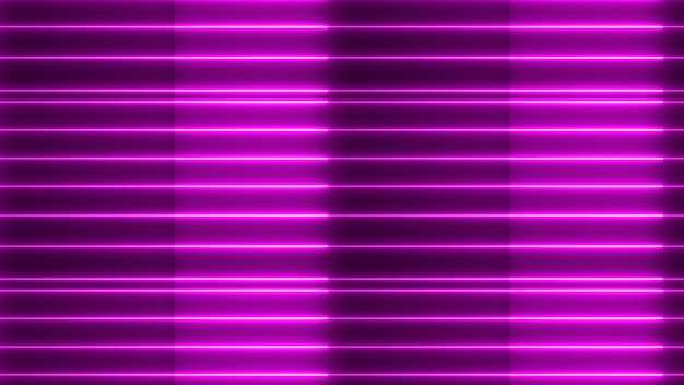 Ligne de trait géométrique de faisceau de lumière au néon de couleur pourpre Ligne rougeoyante géométrique abstraite avec néon de couleur pourpre