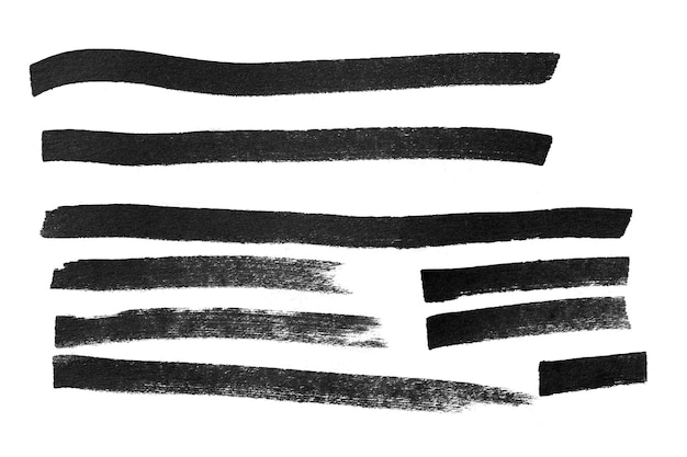 Des lignes abstraites, un autocollant png, un fond transparent