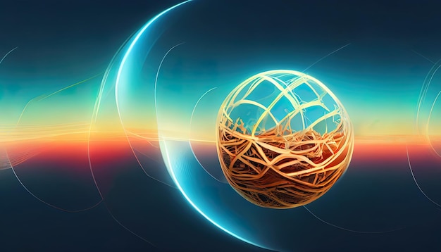 Lignes de connexion Globe