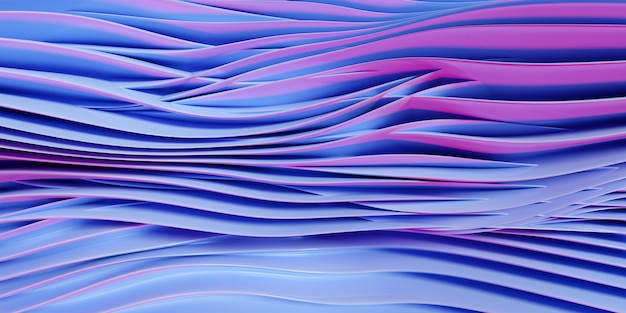 Lignes d'illustration 3D violet