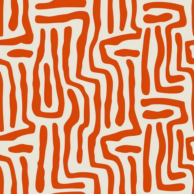 des lignes orange sur un fond blanc