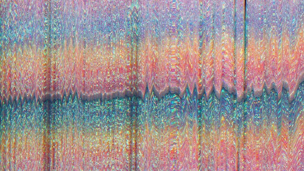 Lignes de pépin d'erreur de signal d'écran déformé