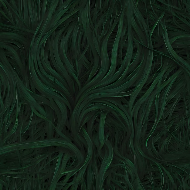 Des lignes vertes organiques abstraites comme illustration de fond de papier peint
