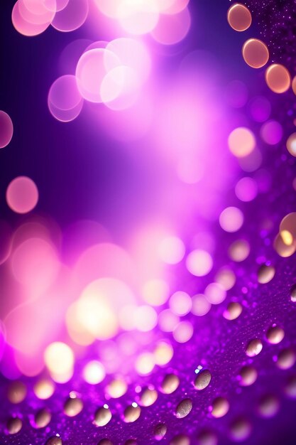 Lilas violet paillettes bokeh fond flou miroitement violet clair éclat