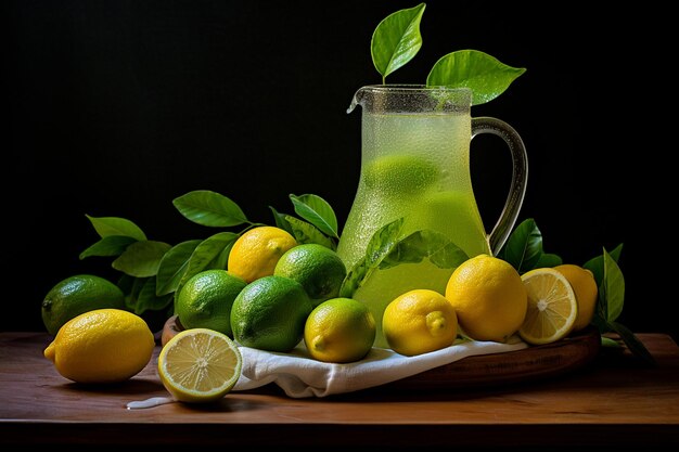 Limonade au citron et au concombre