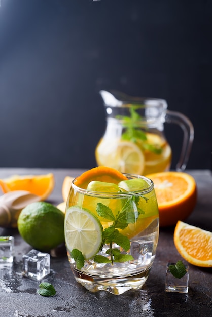 Limonade citron à la menthe