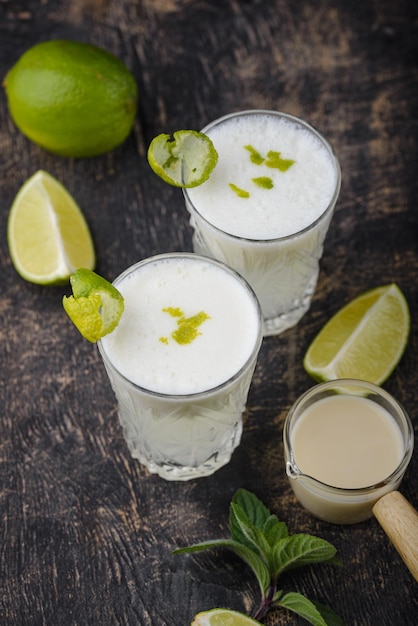 Limonade ou limeade blanche brésilienne