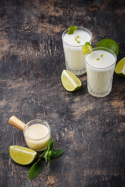 Limonade ou limeade blanche brésilienne