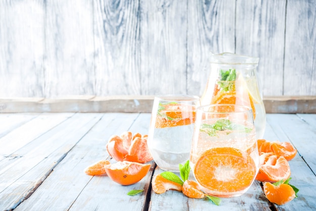 Limonade ou mojito à la mandarine d'été