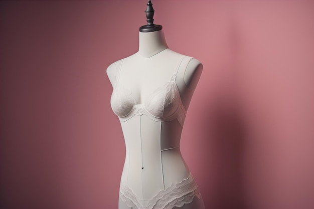 La lingerie sensuelle sur un mannequin ai génératif