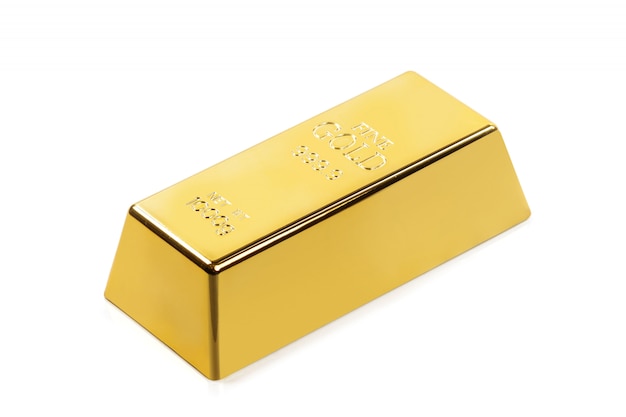 Lingot d'or brillant