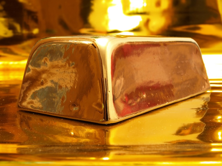 Photo lingot d'or
