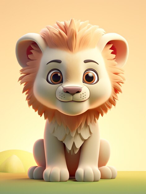 Le lion 3D