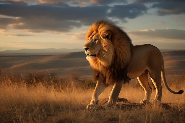 Lion dans les fonds d'écran sauvages fonds d'écran hd